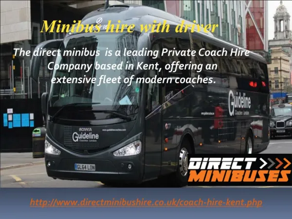 Minibus hire with driver
