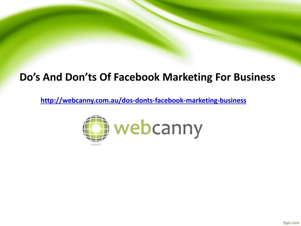 do s and don ts of facebook marketing for business