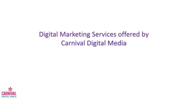 Leading Digital Marketing Agency in Mumbai - Carnival Digital Media