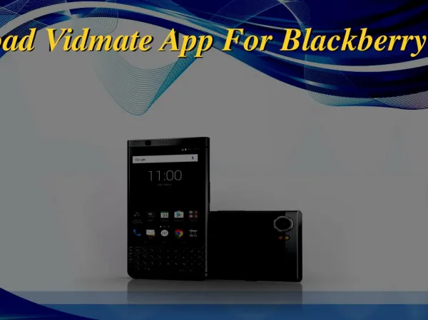 Download Vidmate Application for Blackberry