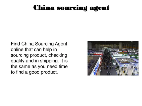 China Sourcing Company