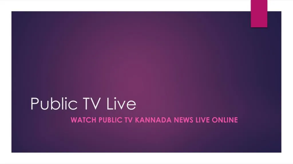 public tv live