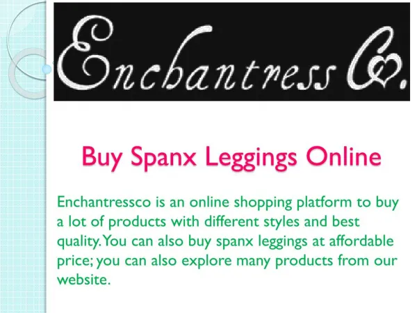 Buy Spanx Leggings Online