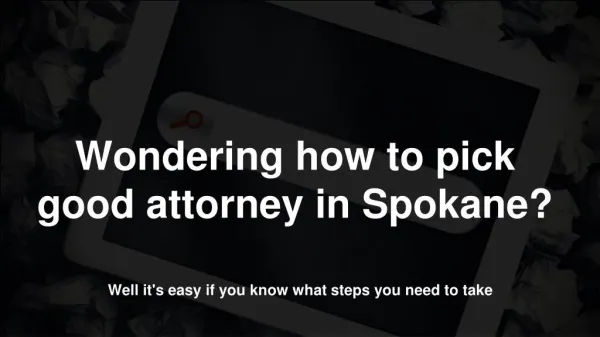 Attorneys in Spokane WA