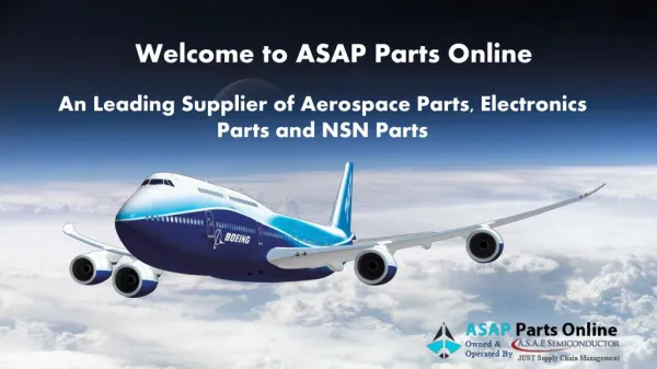 Aviation Electronics Components Leading Supplier - ASAP Parts Online
