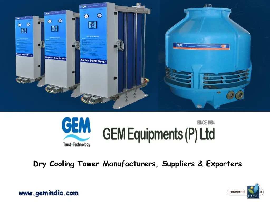 dry cooling tower manufacturers suppliers