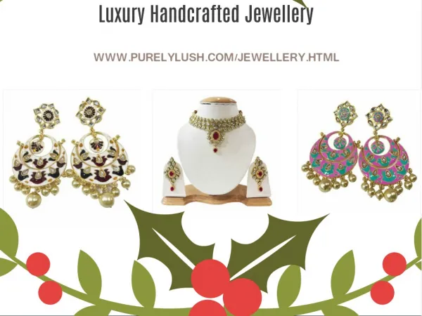 Luxury Handcrafted Jewellery