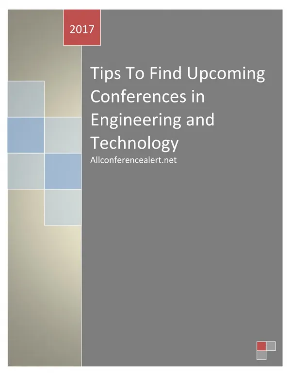Tips To Find Upcoming Conferences in Engineering and Technology