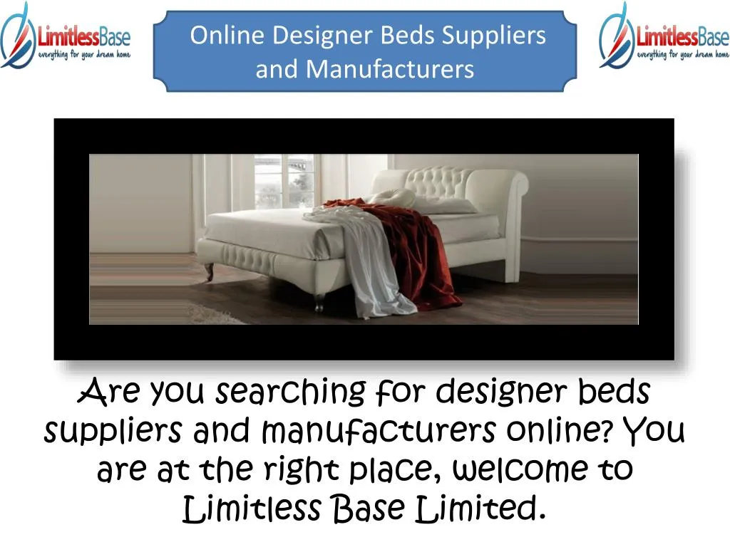 online designer beds suppliers and manufacturers