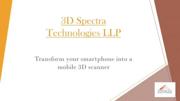 How 3D Scanning is possible through smartphone?