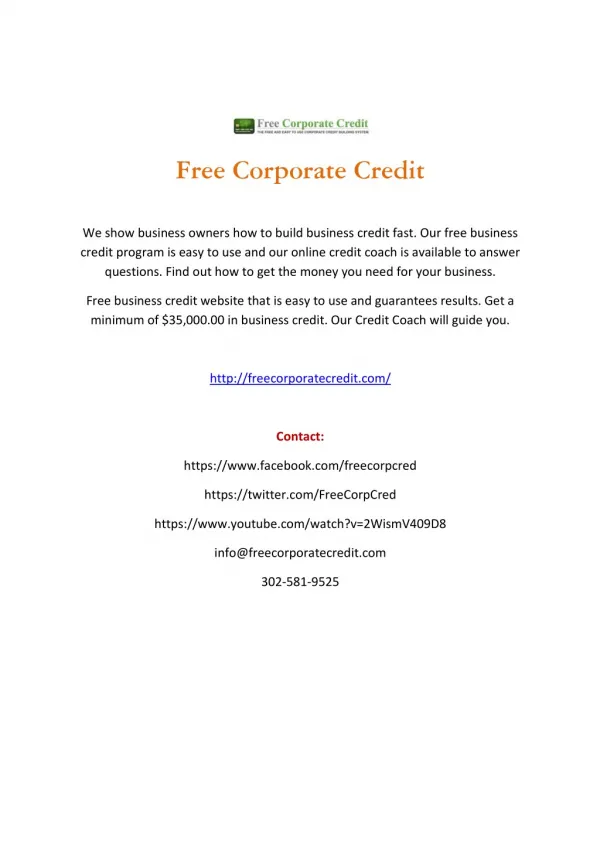Corporate Credit