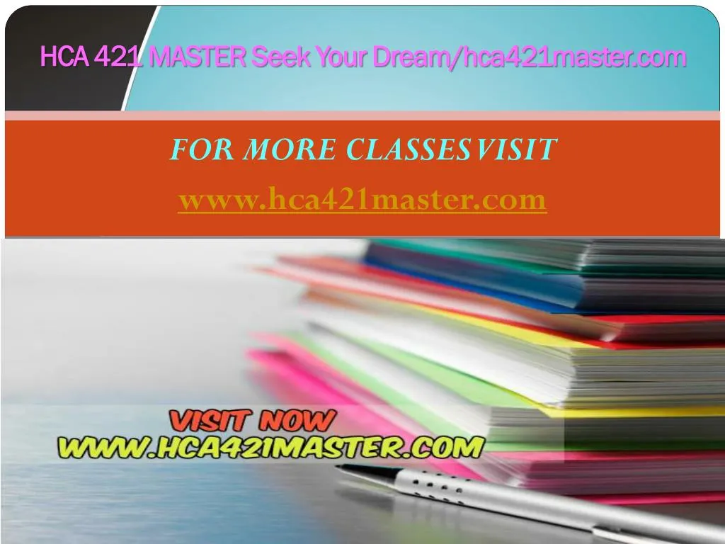 hca 421 master seek your dream hca421master com