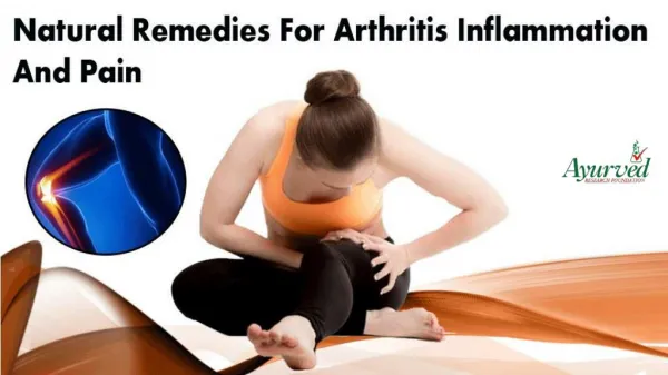 Natural Remedies For Arthritis Inflammation And Pain