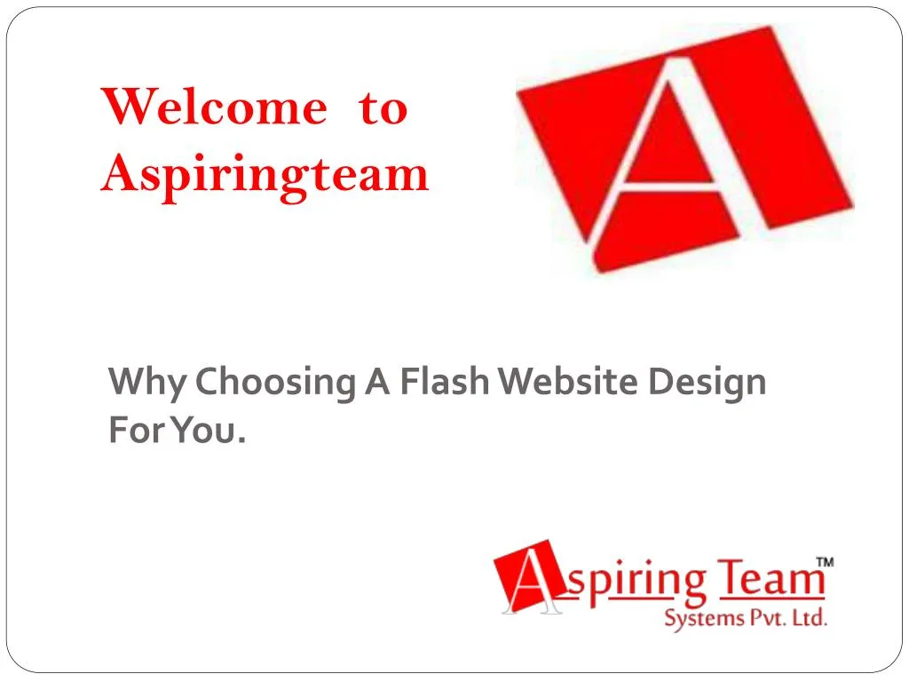 why choosing a flash website design for you