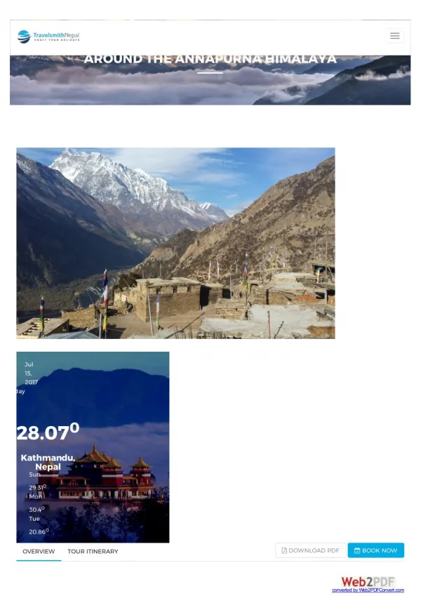 Annapurna Himalaya | Travelsmith Nepal