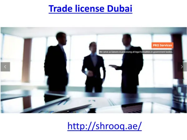 How to get best trade license dubai