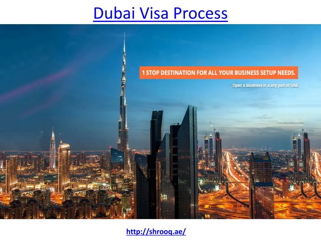 dubai visa process