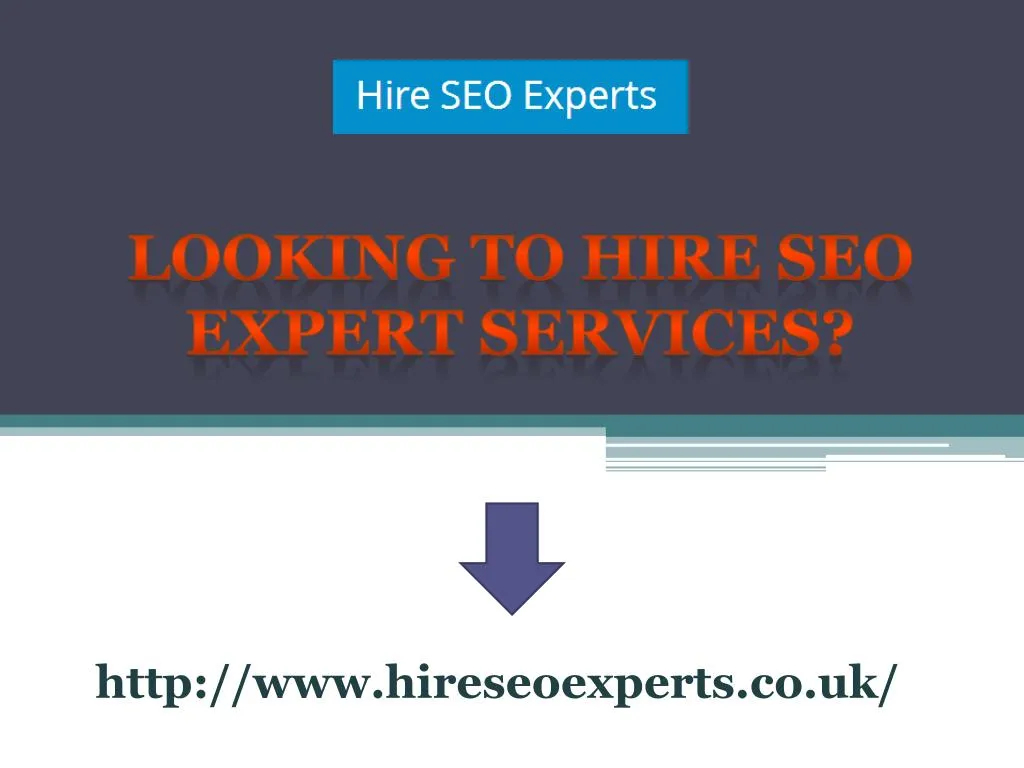 looking to hire seo expert services