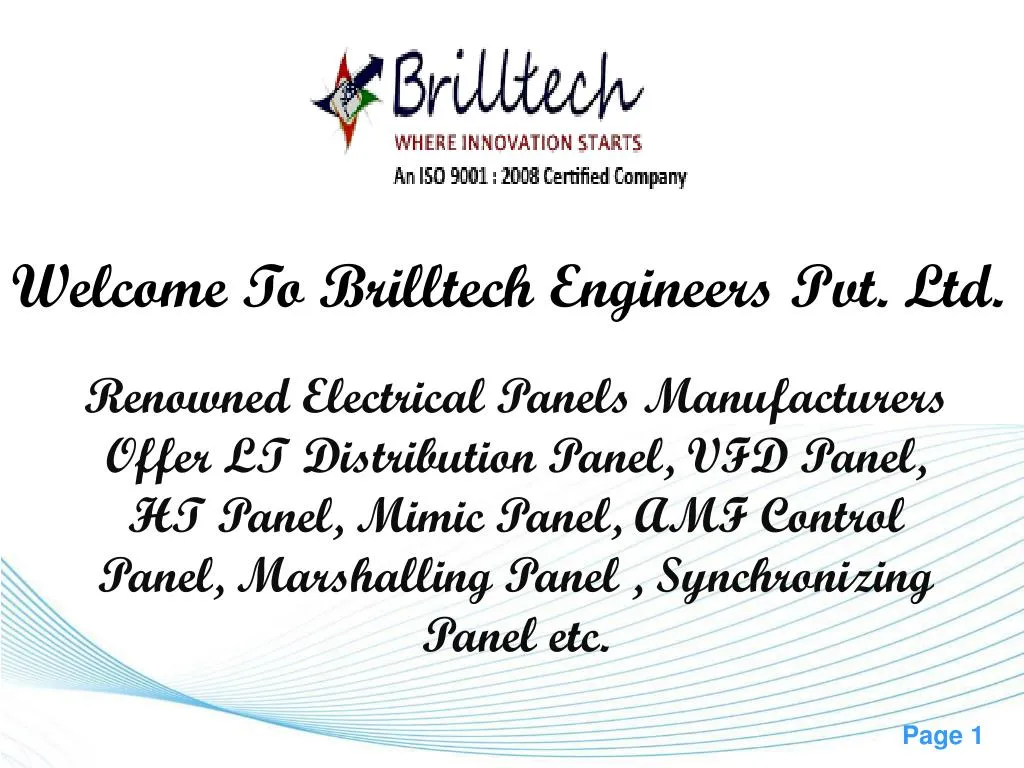 welcome to brilltech engineers pvt ltd