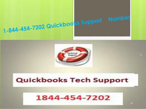 1-844-454-7202 Quickbooks Tech support Phone number