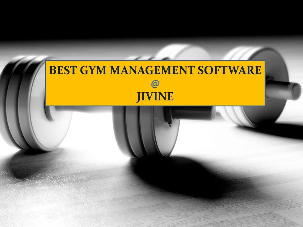 best gym management software @ jivine