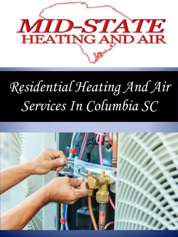Residential Heating And Air Services In Columbia SC