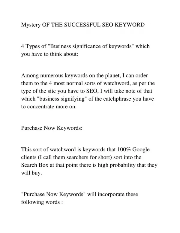 seo keywords