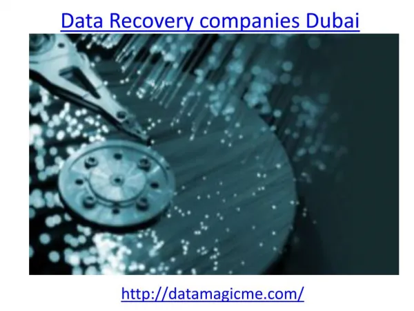 Which is the best Data Recovery companies in Dubai