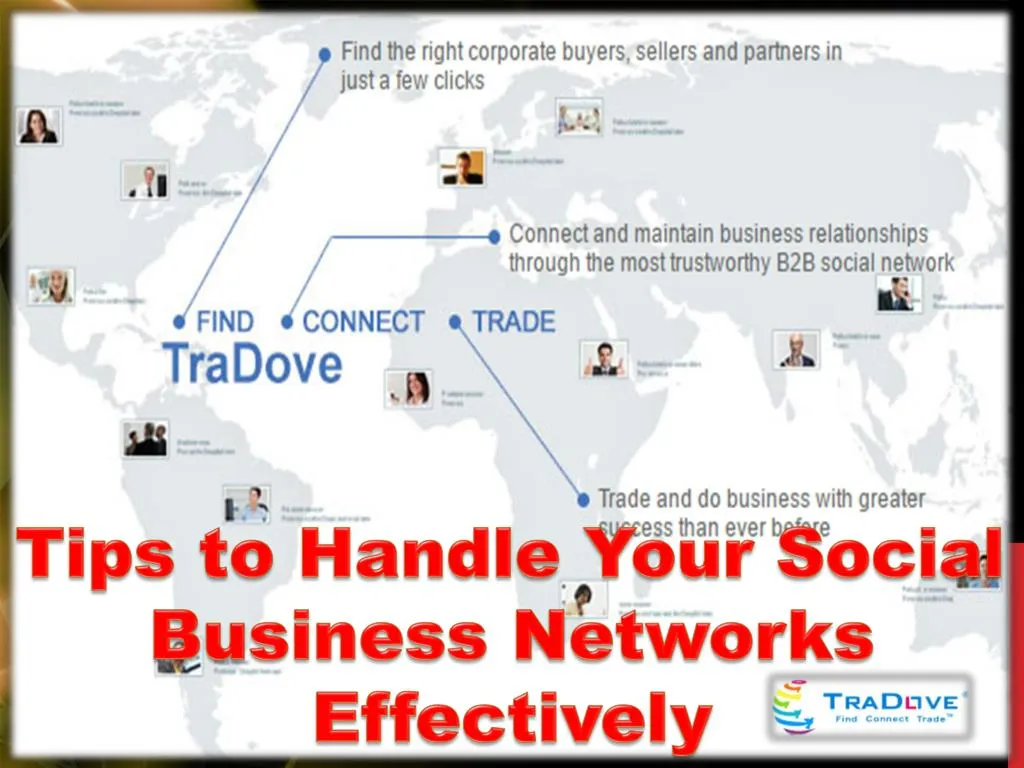 tips to handle your social business networks