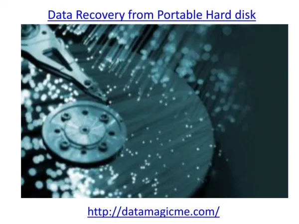 Where to find Data Recovery from Portable Hard disk in UAE
