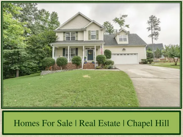 Homes For Sale | Real Estate | Chapel Hill