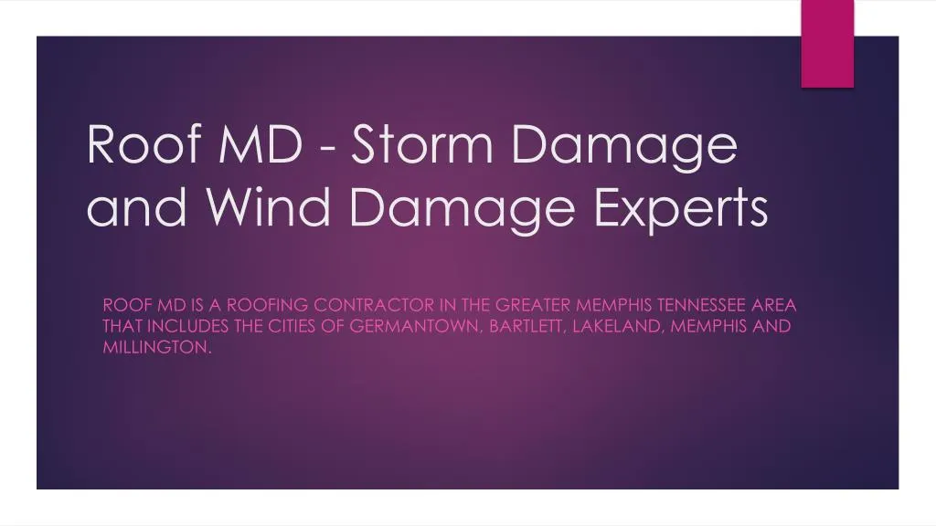 roof md storm damage and wind damage experts