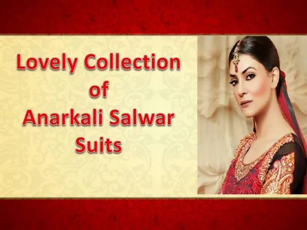 Anarkali Salwar Suits