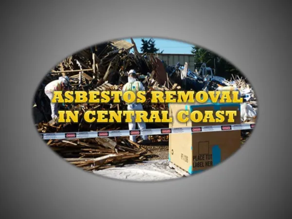 asbestos removal centralcoast