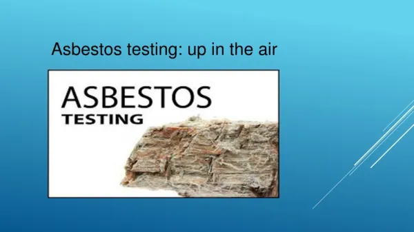 Asbestos Testing Logan City