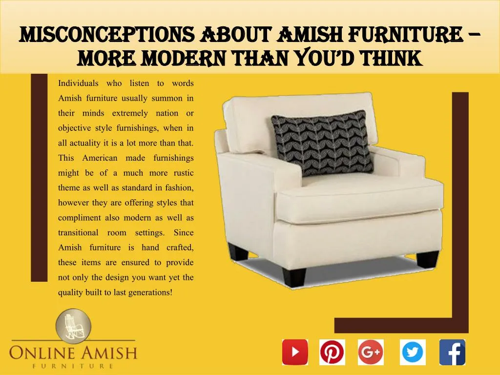 misconceptions about amish furniture more modern than you d think