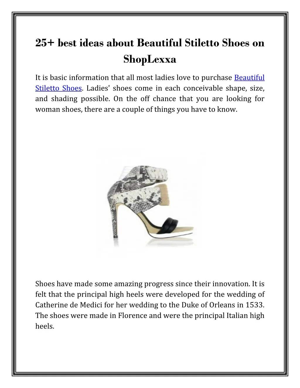 25 best ideas about beautiful stiletto shoes