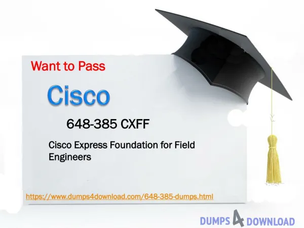 Cisco 648-385 PDF | 2017 Free Cisco Real Exam Dumps Download
