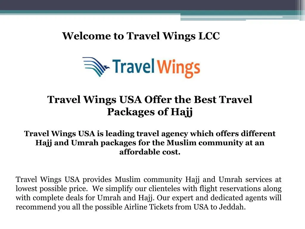 welcome to travel wings lcc