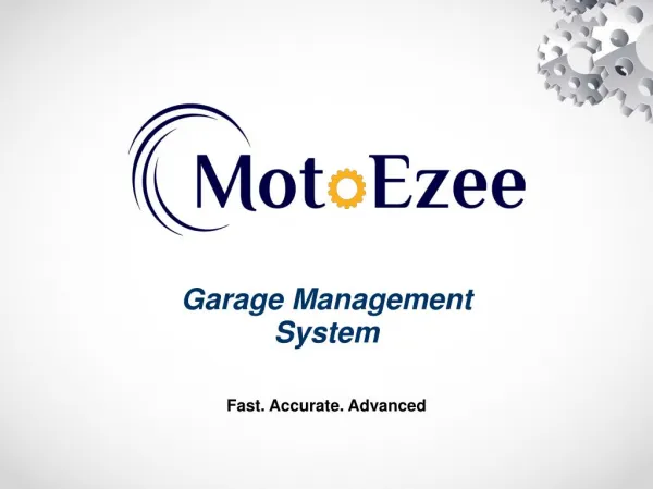 Vehicle Workshop Management Software - MotoEzee