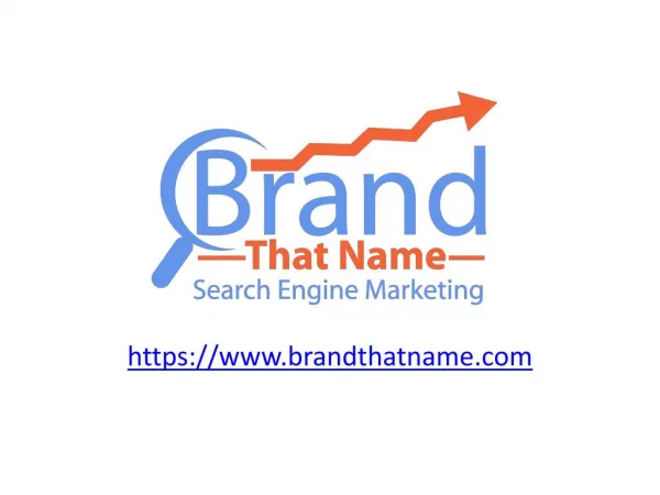 Brand That Name - Stand Out From The Crowd