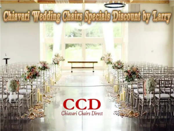 Chiavari Wedding Chairs Specials Discount by Larry