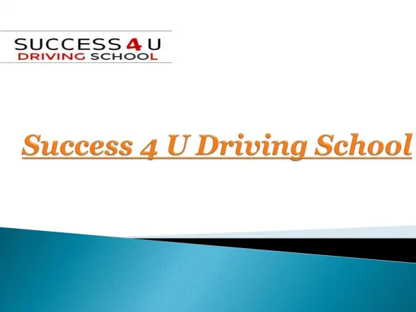 Success 4 U Driving School