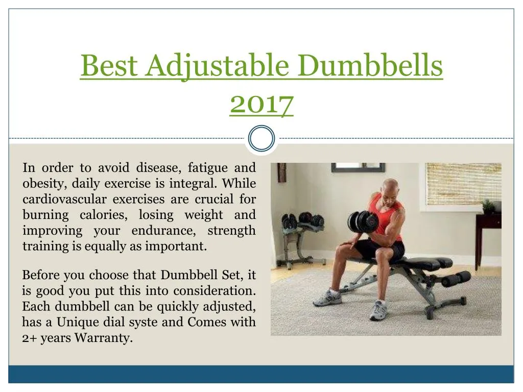 best adjustable dumbbells 2017