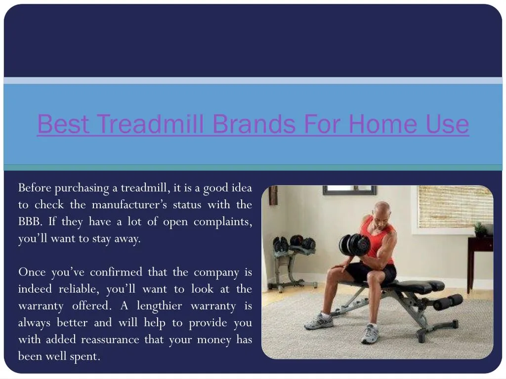 best treadmill brands for home use