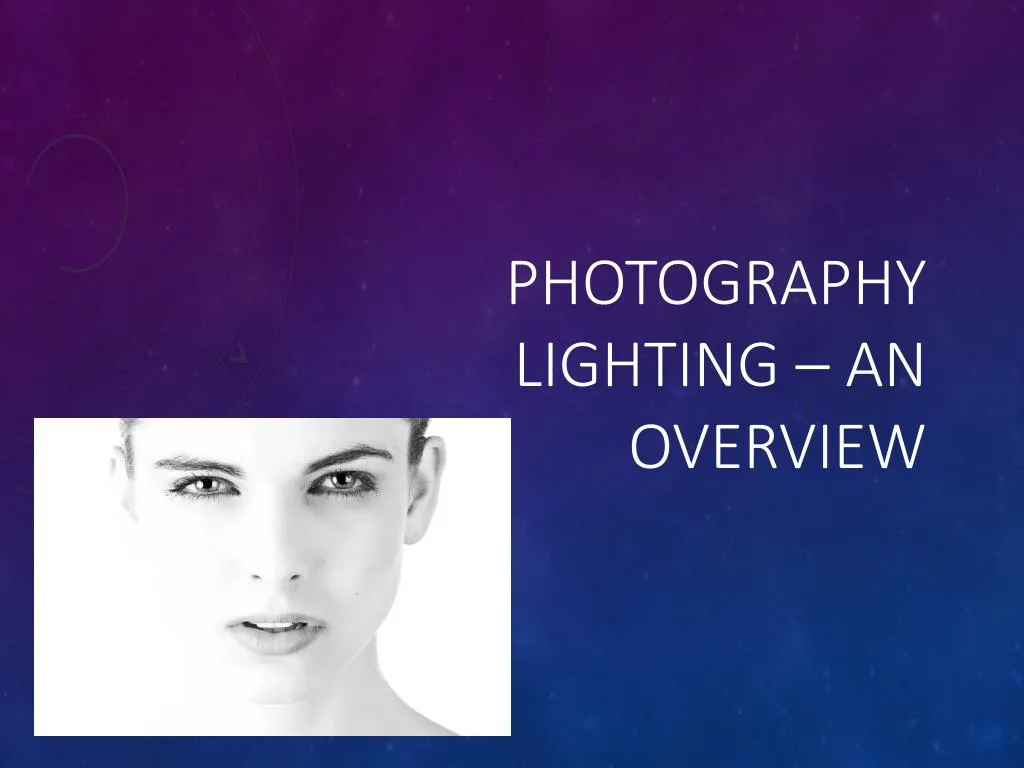 photography lighting an overview