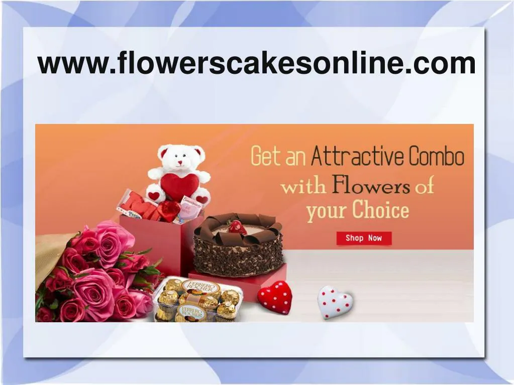 www flowerscakesonline com