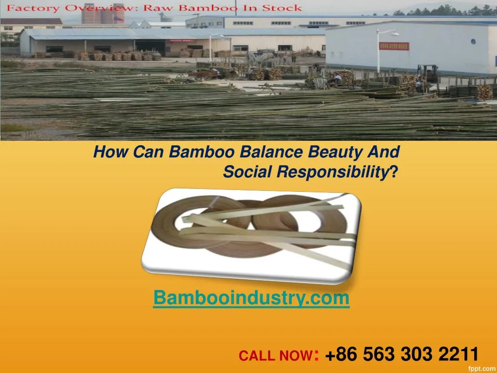 how can bamboo balance beauty and social responsibility