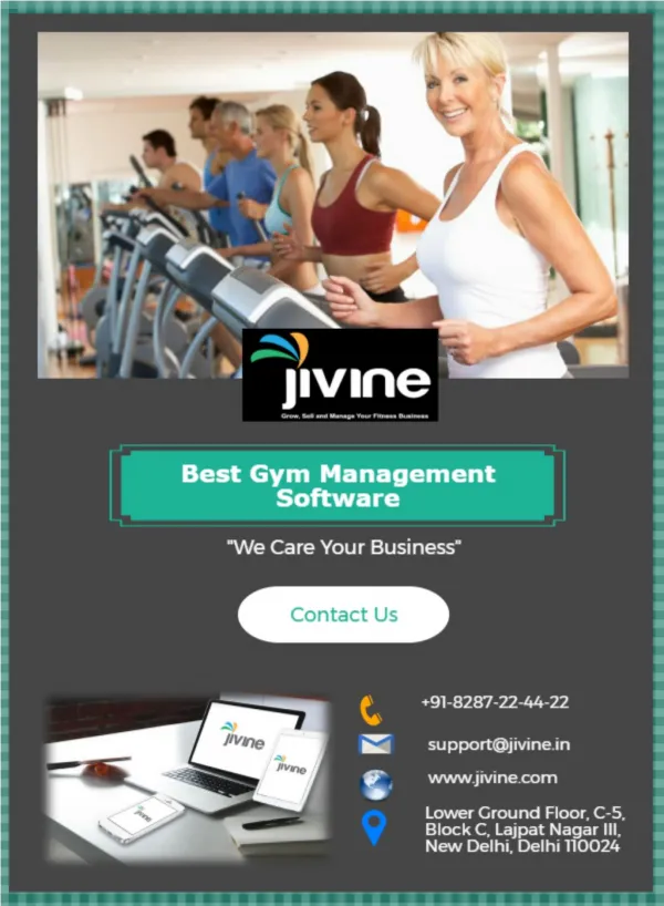 Best Gym Management Software | Let's Manage your Fitness Studio with Jivine