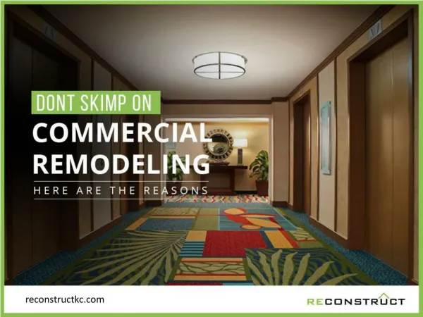 Top Reasons to Consider Commercial Remodeling
